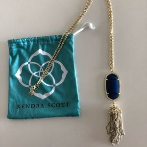 Kendra Scott Rayne Pendant Necklace in Navy
